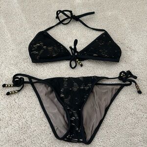 Guess 2 piece lace style bikini
